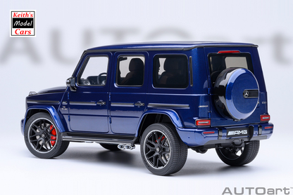 [1/18 Scale] Mercedes-AMG G63 2019 in Brilliant Blue Metallic by AUTOart Models