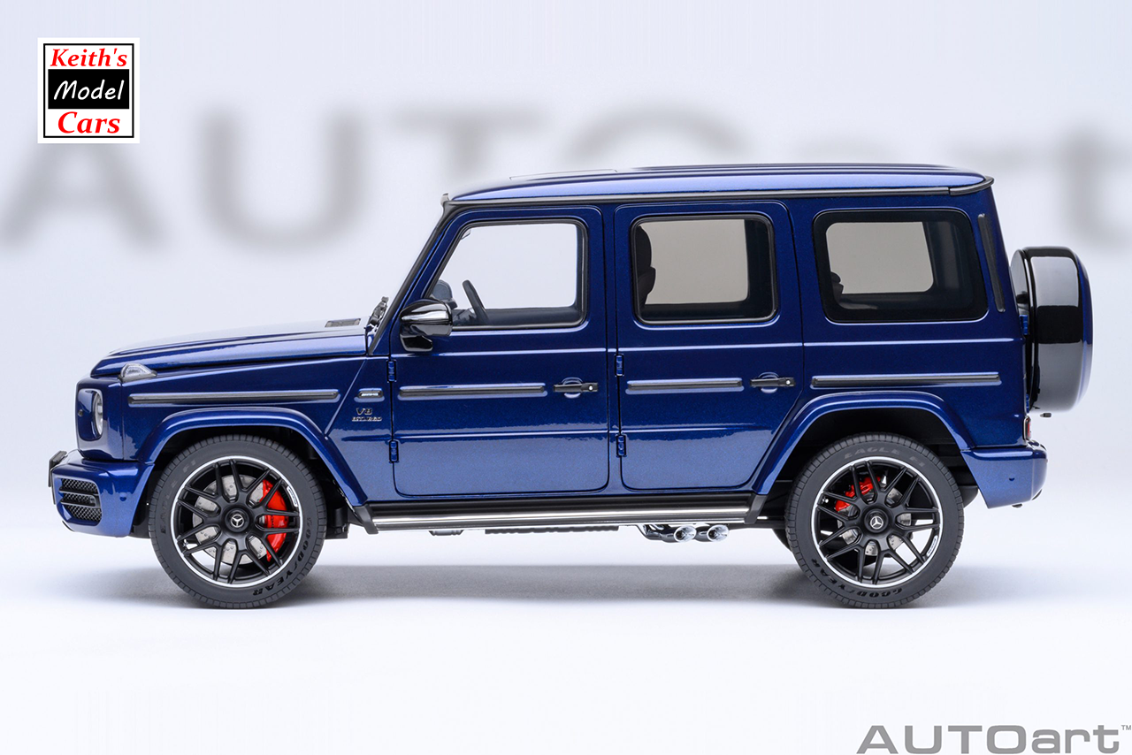 [1/18 Scale] Mercedes-AMG G63 2019 in Brilliant Blue Metallic by AUTOart Models