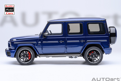 [1/18 Scale] Mercedes-AMG G63 2019 in Brilliant Blue Metallic by AUTOart Models