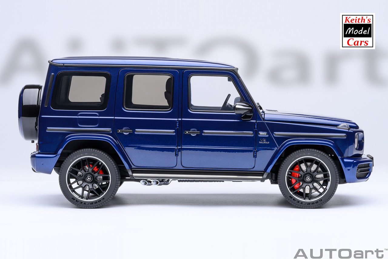 [1/18 Scale] Mercedes-AMG G63 2019 in Brilliant Blue Metallic by AUTOart Models
