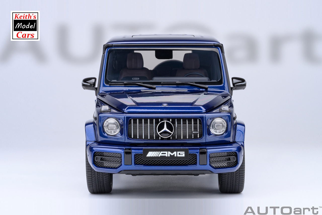 [1/18 Scale] Mercedes-AMG G63 2019 in Brilliant Blue Metallic by AUTOart Models