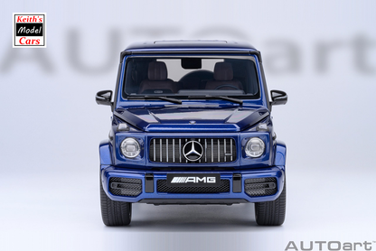 [1/18 Scale] Mercedes-AMG G63 2019 in Brilliant Blue Metallic by AUTOart Models