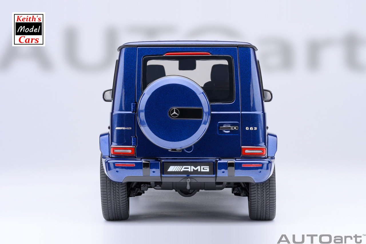 [1/18 Scale] Mercedes-AMG G63 2019 in Brilliant Blue Metallic by AUTOart Models