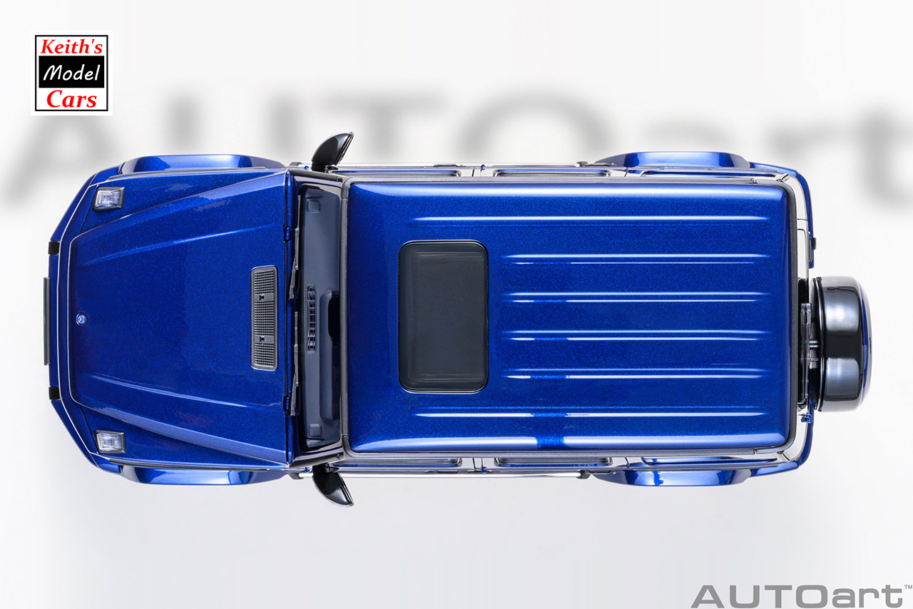 [1/18 Scale] Mercedes-AMG G63 2019 in Brilliant Blue Metallic by AUTOart Models
