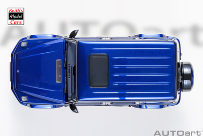 [1/18 Scale] Mercedes-AMG G63 2019 in Brilliant Blue Metallic by AUTOart Models