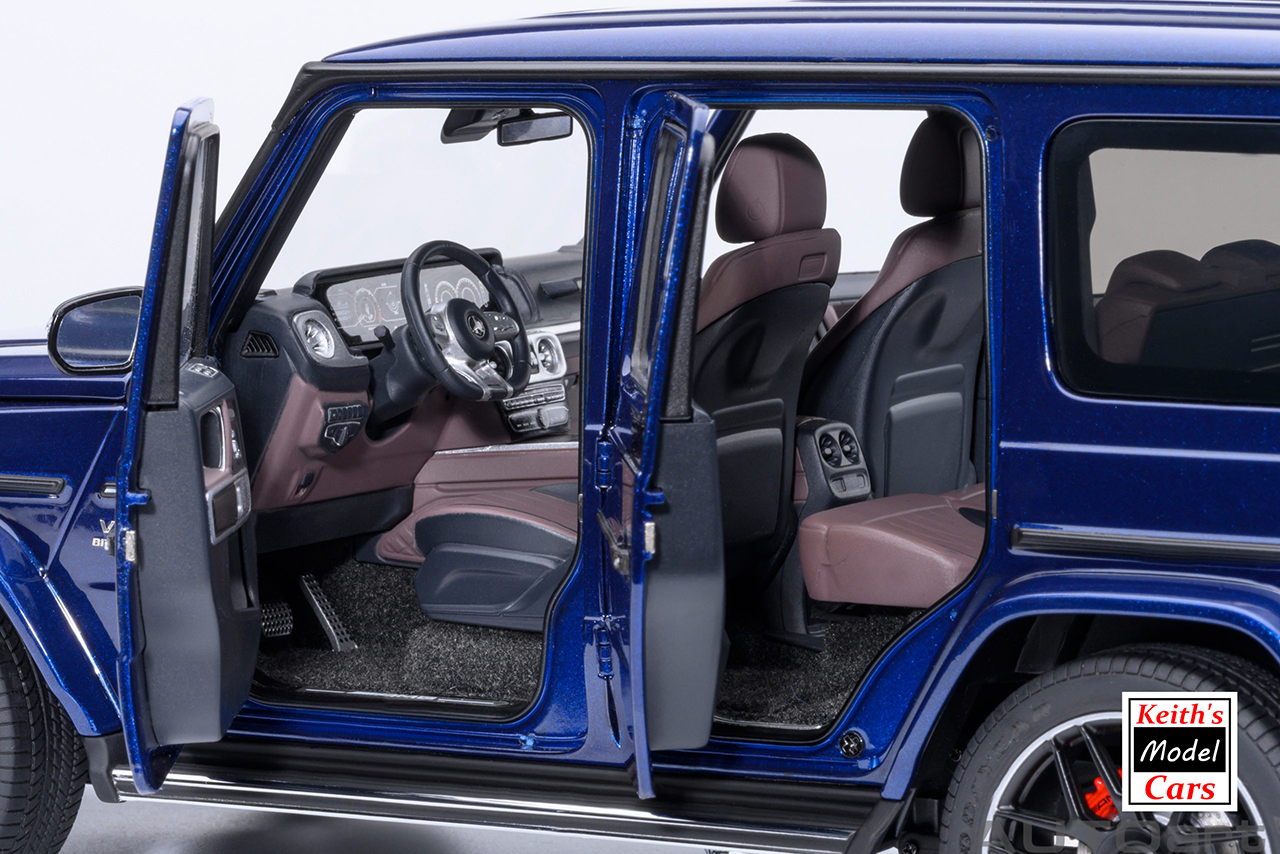 [1/18 Scale] Mercedes-AMG G63 2019 in Brilliant Blue Metallic by AUTOart Models