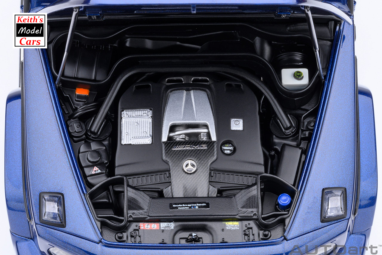 [1/18 Scale] Mercedes-AMG G63 2019 in Brilliant Blue Metallic by AUTOart Models
