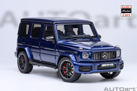[1/18 Scale] Mercedes-AMG G63 2019 in Brilliant Blue Metallic by AUTOart Models