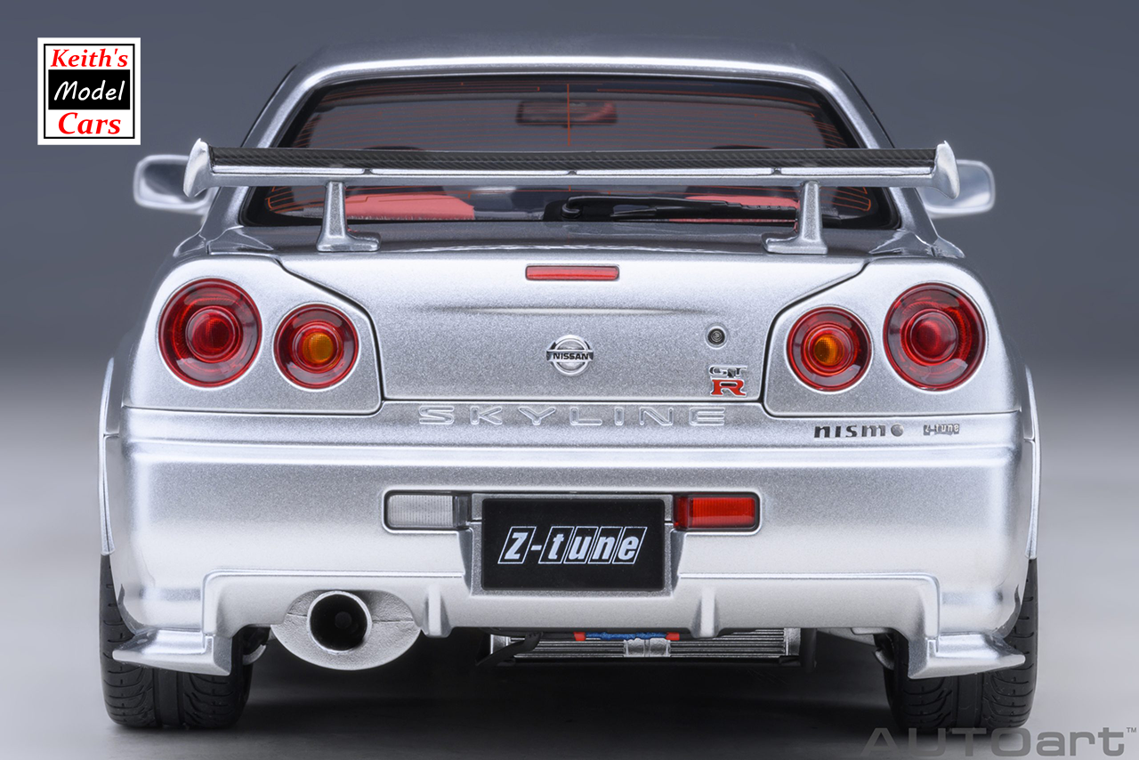 京商 NISSAN GT-R 1/18 AUTOart 1:18 AUTOART Nissan Skyline Gt-R (R34) Z-Tune 2002 Midnight