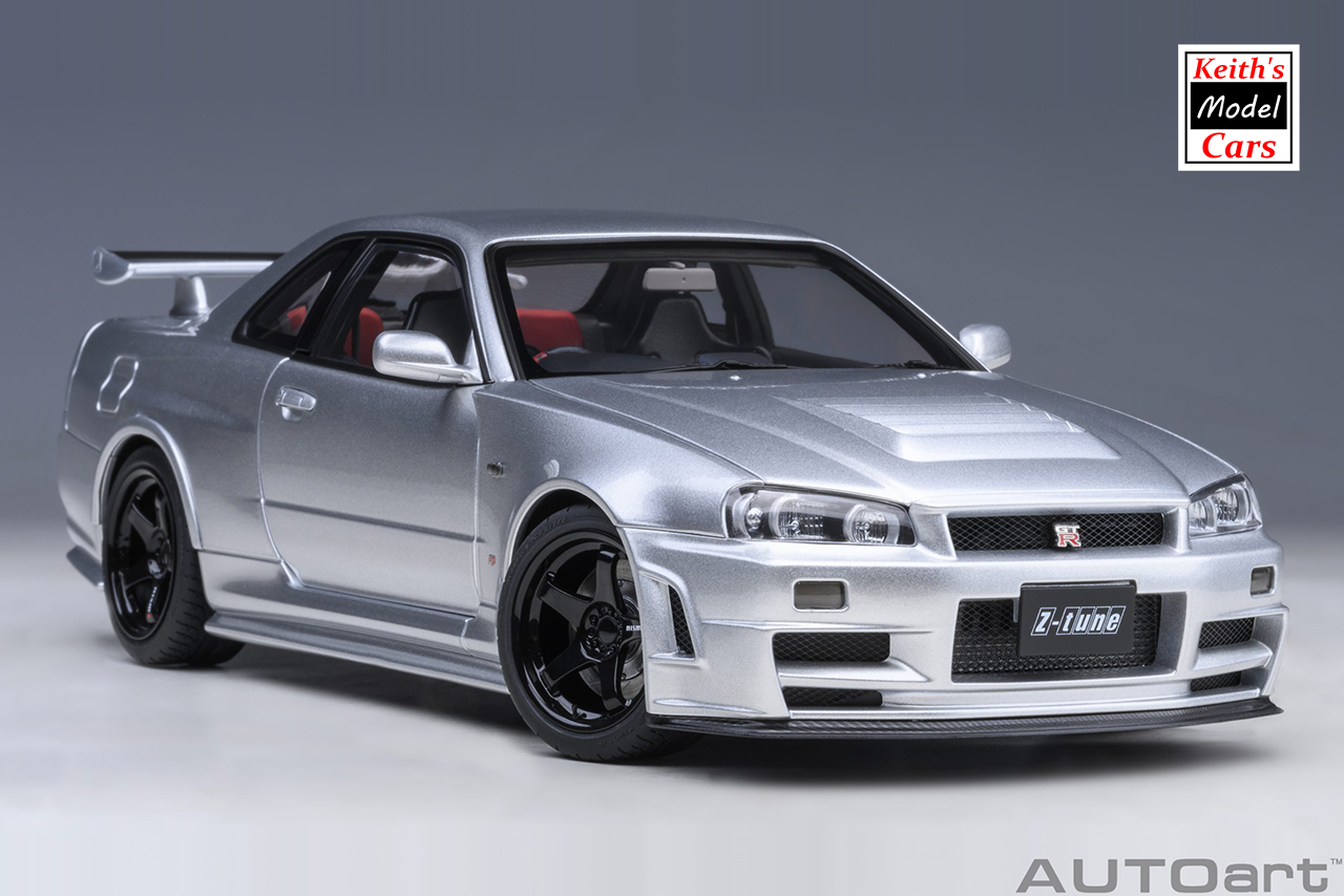 1:18 Scale AUTOart Models Nissan Skyline GT-R (R34) Z-Tune