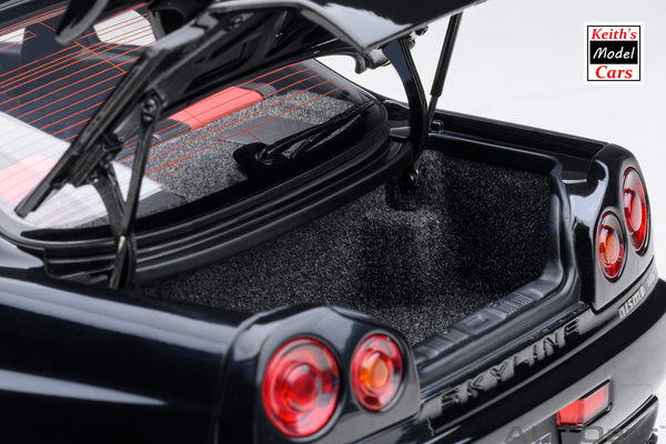 [1/18 Scale] Nissan Skyline GT-R (R34) Z-Tune in Black Pearl by AUTOart Models