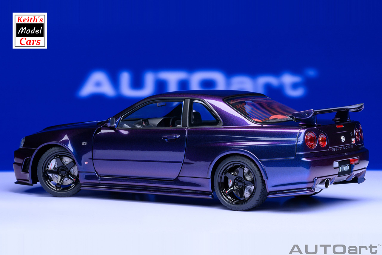 1:18 Scale AUTOart Models Nissan Skyline GT-R (R34) Z-Tune