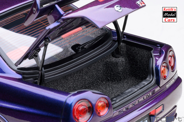 [1/18 Scale] Nissan Skyline GT-R (R34) Z-Tune in Midnight Purple III by AUTOart Models