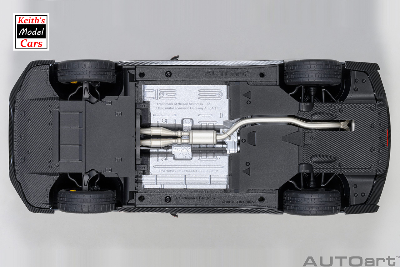 [1/18 Scale] Nissan GT-R (R35) Nismo 2022 Special Edition in Nismo Stealth Grey by AUTOart Models