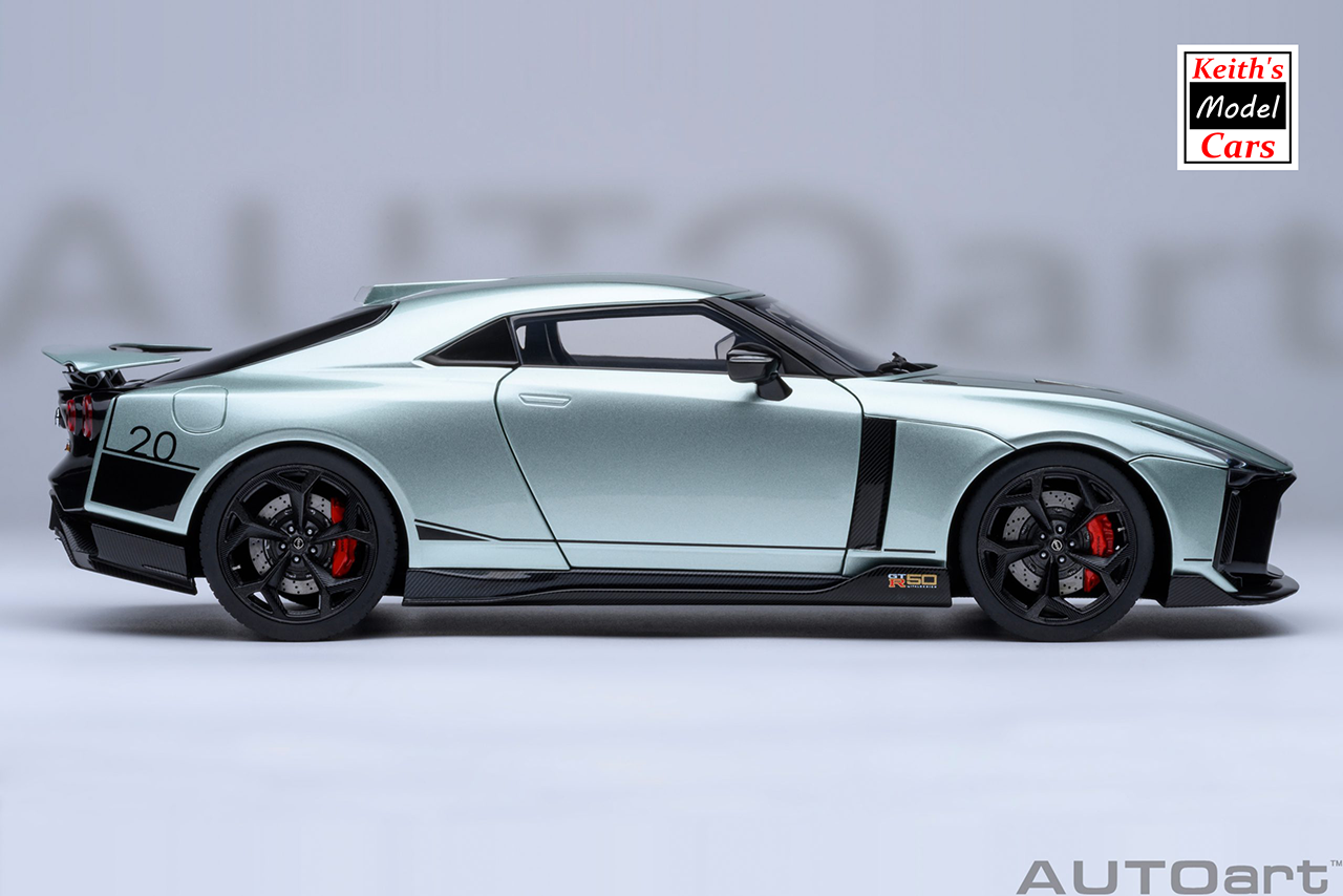 [1/18 Scale] Nissan GT-R50 by Italdesign in Metallic Green/Black by AUTOart Models