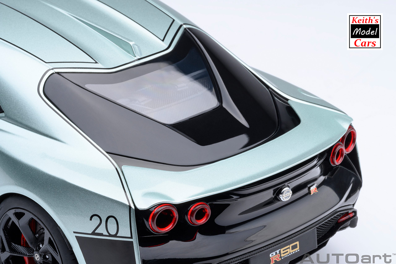 [1/18 Scale] Nissan GT-R50 by Italdesign in Metallic Green/Black by AUTOart Models