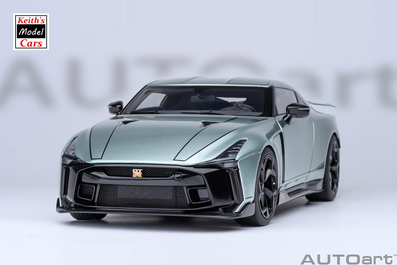 [1/18 Scale] Nissan GT-R50 by Italdesign in Metallic Green/Black by AUTOart Models
