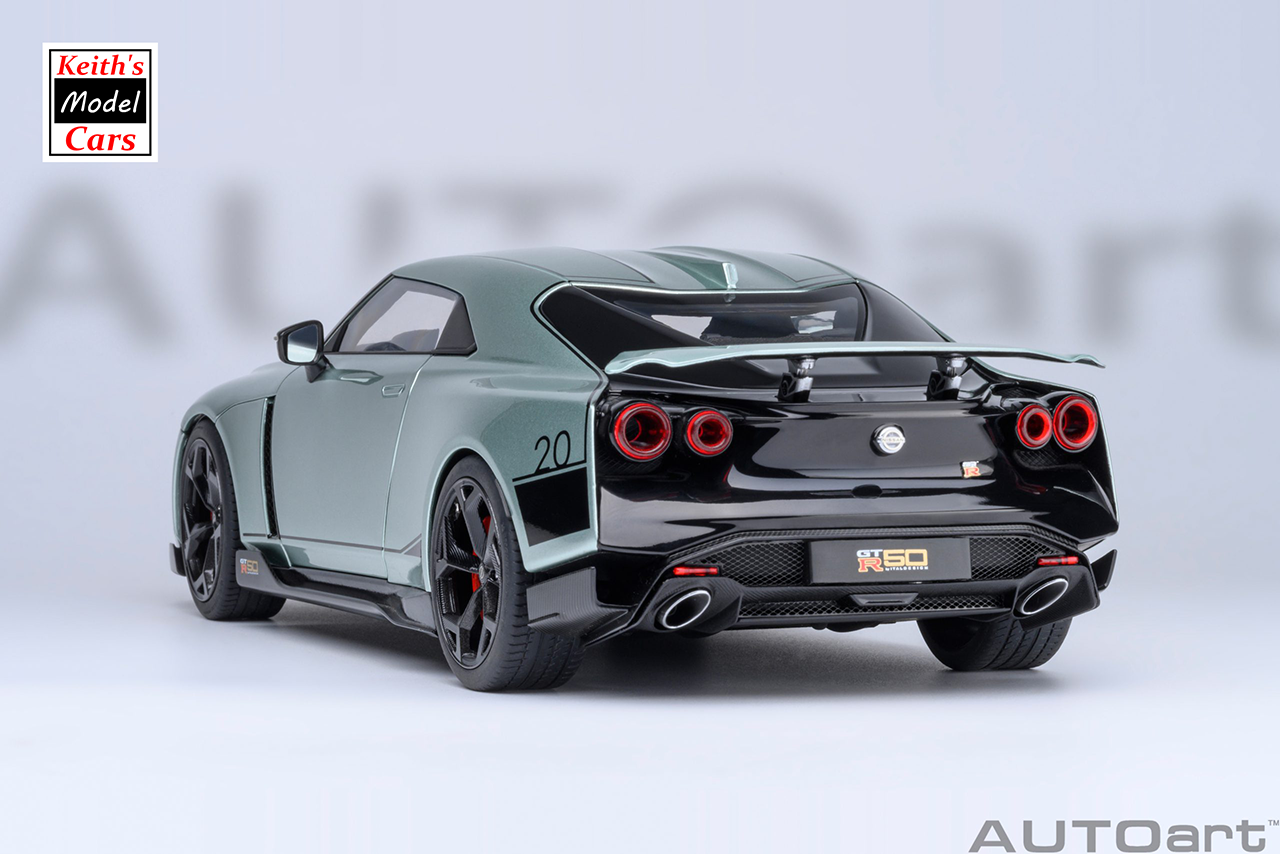 [1/18 Scale] Nissan GT-R50 by Italdesign in Metallic Green/Black by AUTOart Models