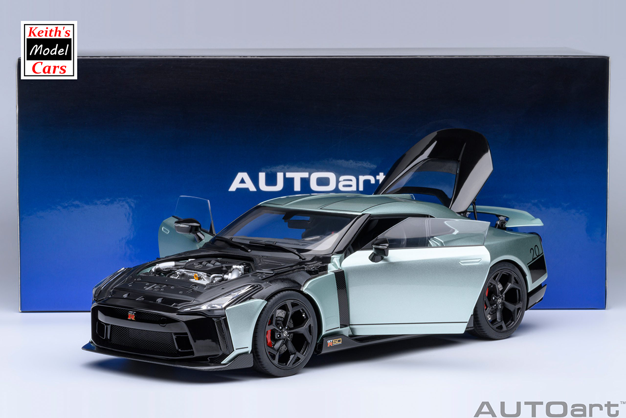 [1/18 Scale] Nissan GT-R50 by Italdesign in Metallic Green/Black by AUTOart Models
