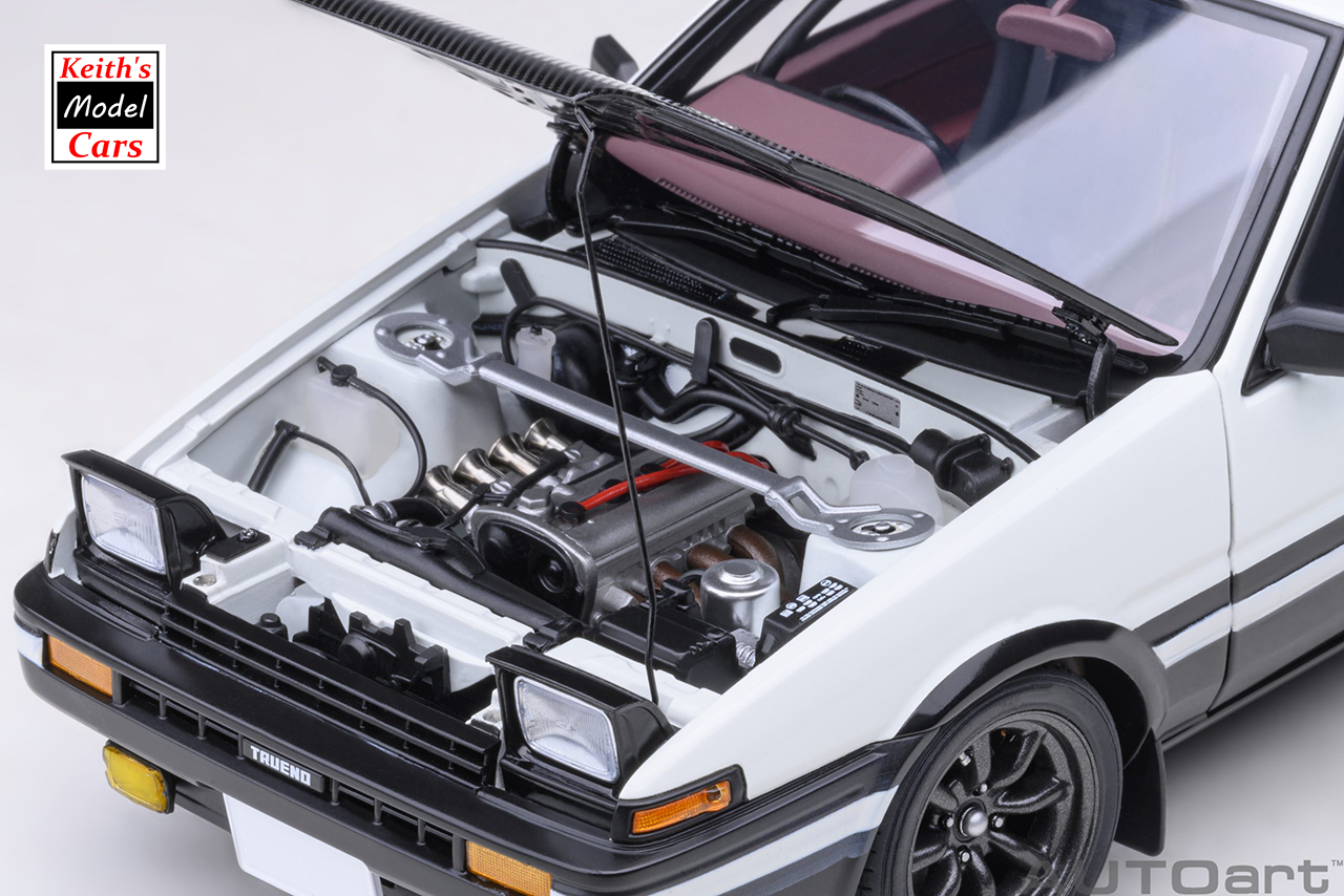 頭文字D AUTOart 1/18 AE86 Project D Ver. AUTOart 1/18 Toyota Sprinter Trueno AE86 Initial D Project D