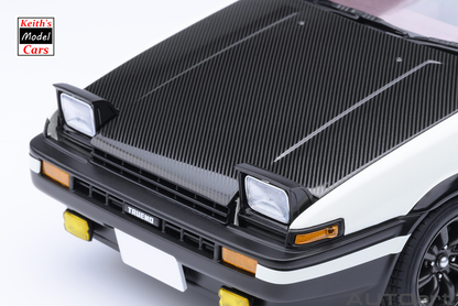 [Maßstab 1:18] Toyota Sprinter Trueno (AE86) – „Project D“ – Endversion von AUTOart Models 