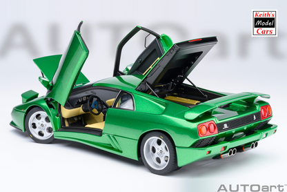 [Maßstab 1/18] Lamborghini Diablo SE 30th Anniversary in Verde Mic/Metallic Green von AUTOart Models 