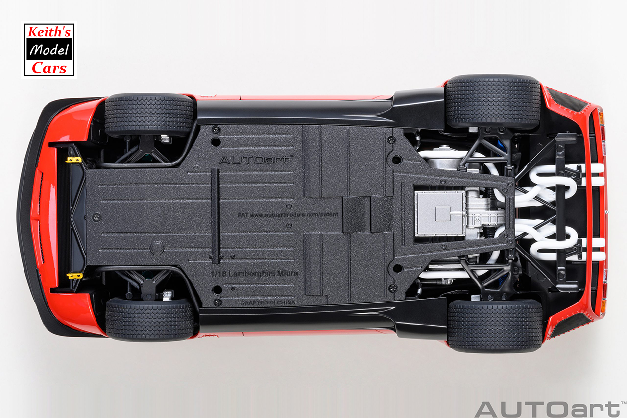 [Maßstab 1:18] Lamborghini Miura JOTA SVR in Rot von AUTOart Models 