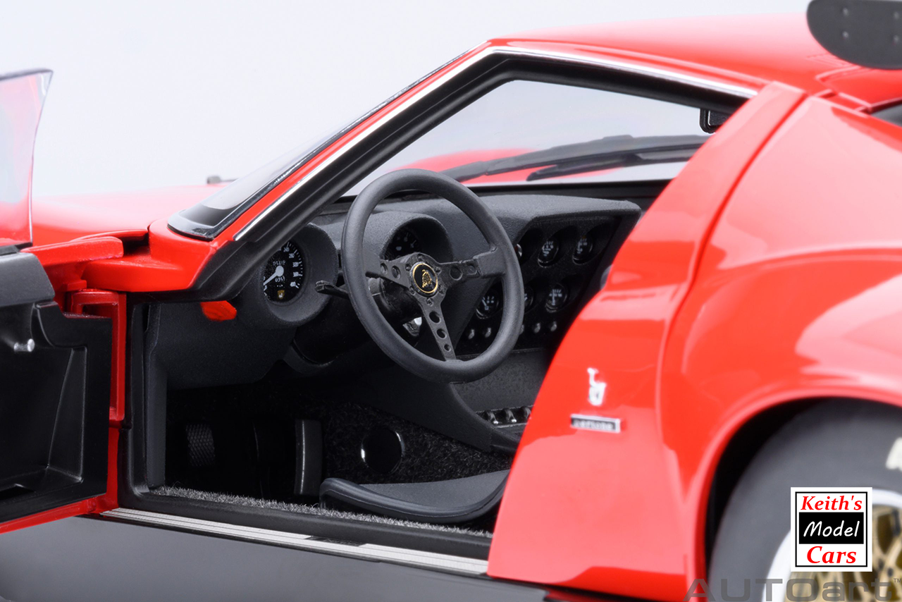 [Maßstab 1:18] Lamborghini Miura JOTA SVR in Rot von AUTOart Models 