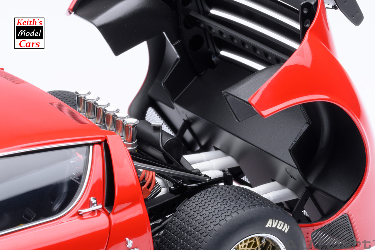 [Maßstab 1:18] Lamborghini Miura JOTA SVR in Rot von AUTOart Models 