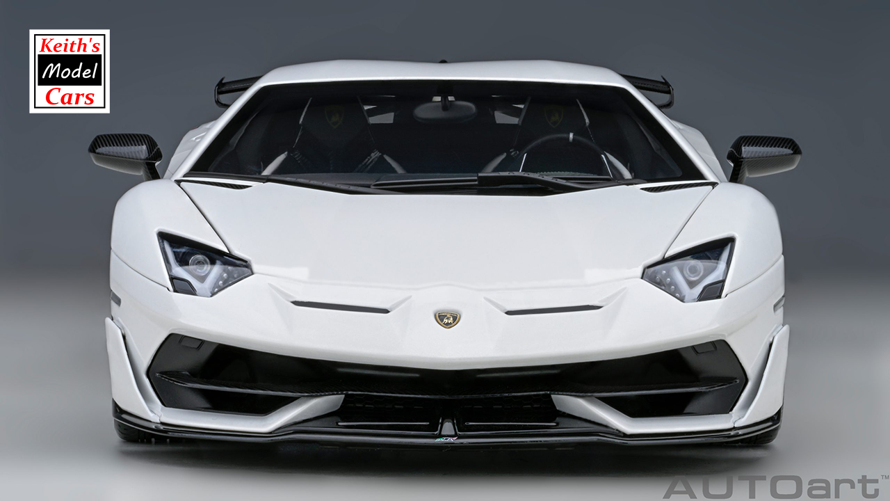 White Aventador