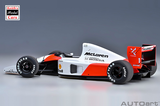 [1/18 Scale] McLaren Honda MP4/6 with McLaren Logo - 1991 Japan GP - No.1 A. Senna by AUTOart Models