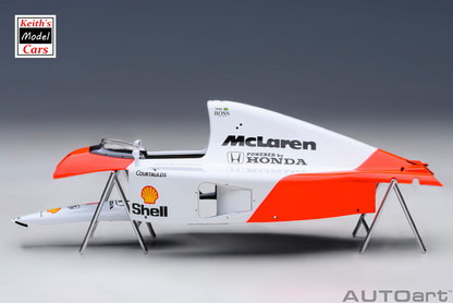 [1/18 Scale] McLaren Honda MP4/6 with McLaren Logo - 1991 Japan GP - No.1 A. Senna by AUTOart Models