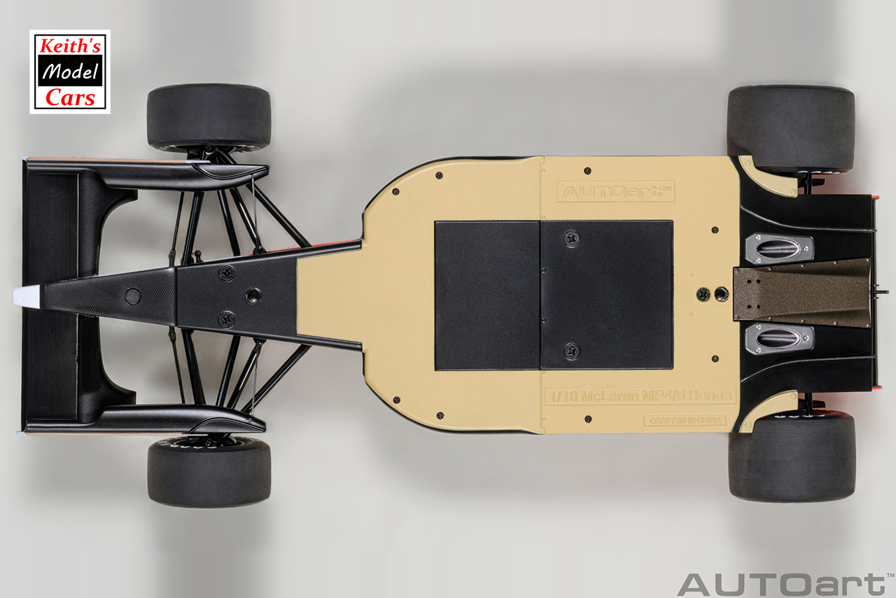 [1/18 Scale] McLaren Honda MP4/6 with McLaren Logo - 1991 Japan GP - No.1 A. Senna by AUTOart Models
