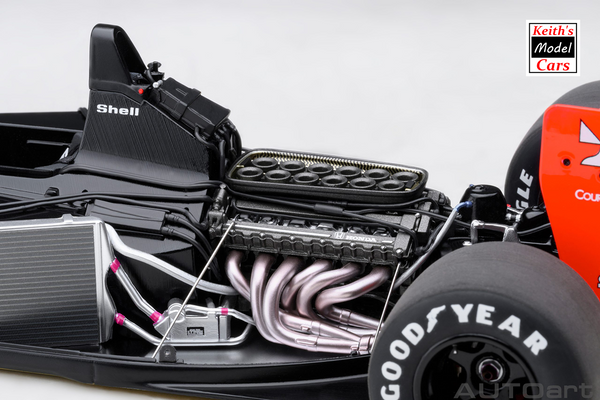 [1/18 Scale] McLaren Honda MP4/6 with McLaren Logo - 1991 Japan GP - No.1 A. Senna by AUTOart Models