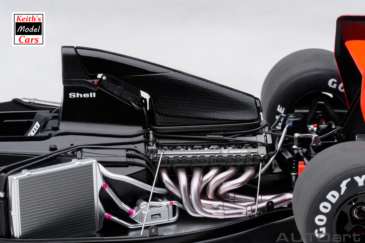 1:18 Scale AUTOart Models McLaren Honda MP4/6 1991 Formula