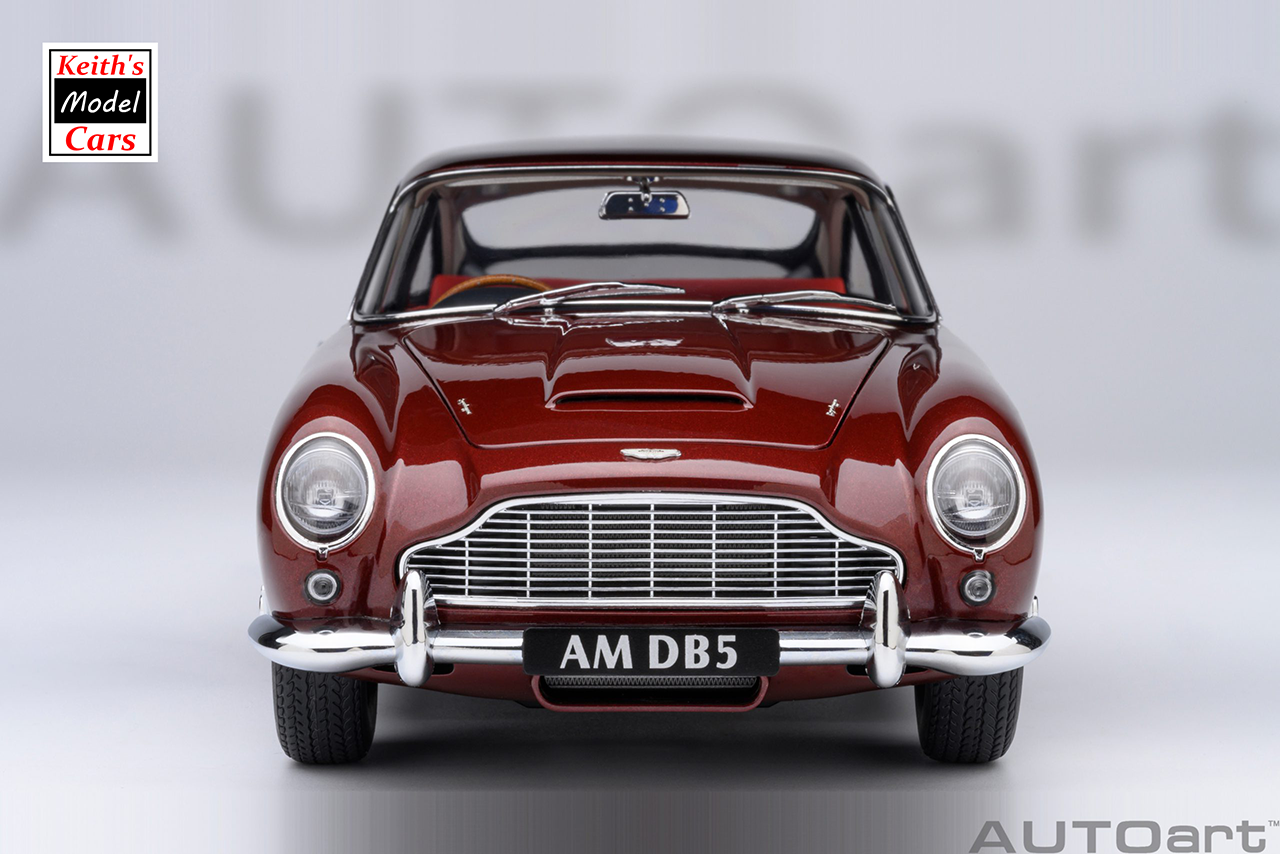 1:18 Scale AUTOart Models Aston Martin DB5 in Dubonnet Rosso