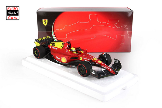 [Maßstab 1/18] Ferrari SF-75 Italienischer GP 2022 – Monza (Nr. 16 Charles Leclerc) von BBR Models 