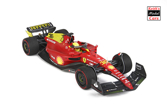 [Maßstab 1/18] Ferrari SF-75 Italienischer GP 2022 – Monza (Nr. 16 Charles Leclerc) von BBR Models 