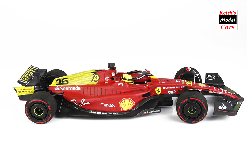 [1/18 Scale] Ferrari SF-75 Italian GP 2022 - Monza (No.16 Charles Leclerc) by BBR Models