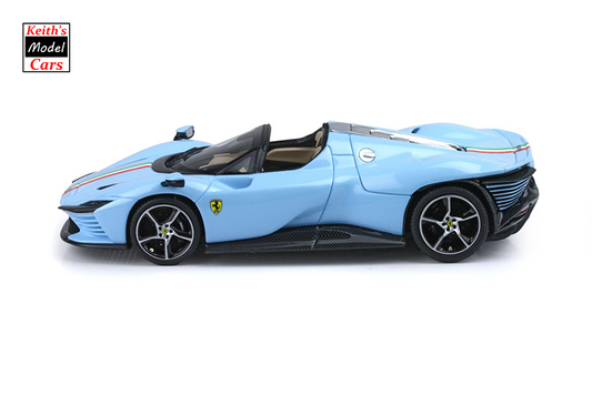 [1/43 Scale] Ferrari SP3 Daytona Series Icona in Azzurro La Plata Gloss by BBR Models