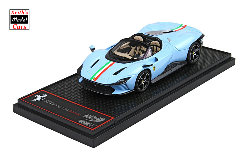 [Maßstab 1:43] Ferrari SP3 Daytona Series Icona in Azzurro La Plata Gloss von BBR Models 