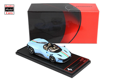 [Maßstab 1:43] Ferrari SP3 Daytona Series Icona in Azzurro La Plata Gloss von BBR Models 