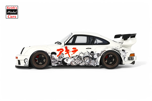 [1/18 Scale] RWB Akira 2024 Glacier White by GT Spirit