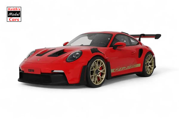[1/12 Scale] Porsche 911 (Type 992) GT3 RS in Guards Red by GT Spirit