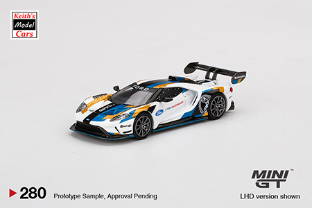 [1/64 Scale] Ford GT Mk II - 2019 Goodwood Festival of Speed (White) by MiJo Exclusives Mini GT