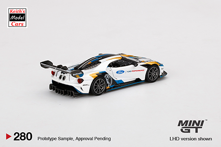 [1/64 Scale] Ford GT Mk II - 2019 Goodwood Festival of Speed (White) by MiJo Exclusives Mini GT