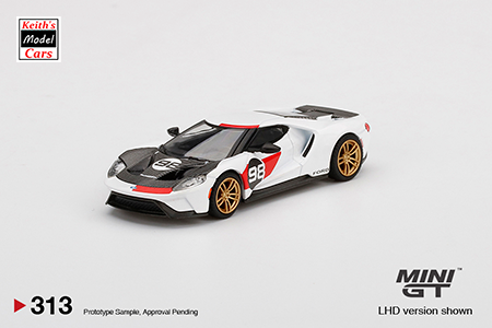 [1/64 Scale] Ford GT 2021 - Ken Miles Heritage Limited Edition by MiJo Exclusives Mini GT