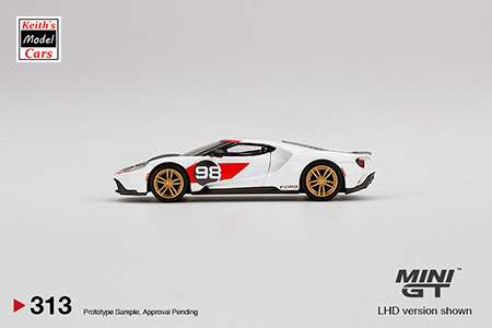 [1/64 Scale] Ford GT 2021 - Ken Miles Heritage Limited Edition by MiJo Exclusives Mini GT