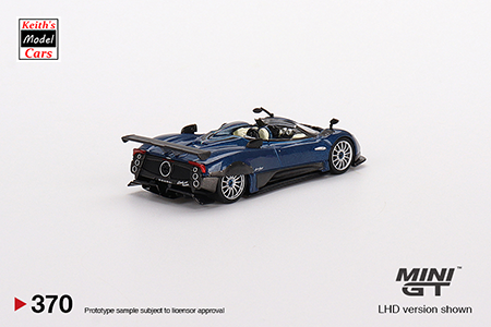 [Maßstab 1/64] Pagani Zonda HP Barchetta in Blue Tricolore von MiJo Exclusives Mini GT 