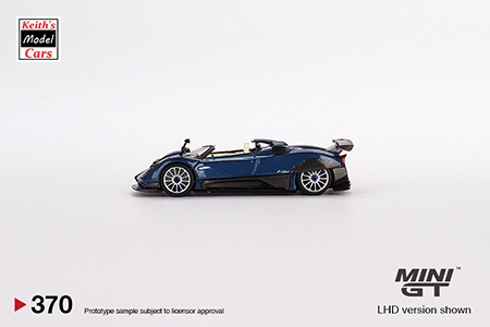 [1/64 Scale] Pagani Zonda HP Barchetta in Blue Tricolore by MiJo Exclusives Mini GT
